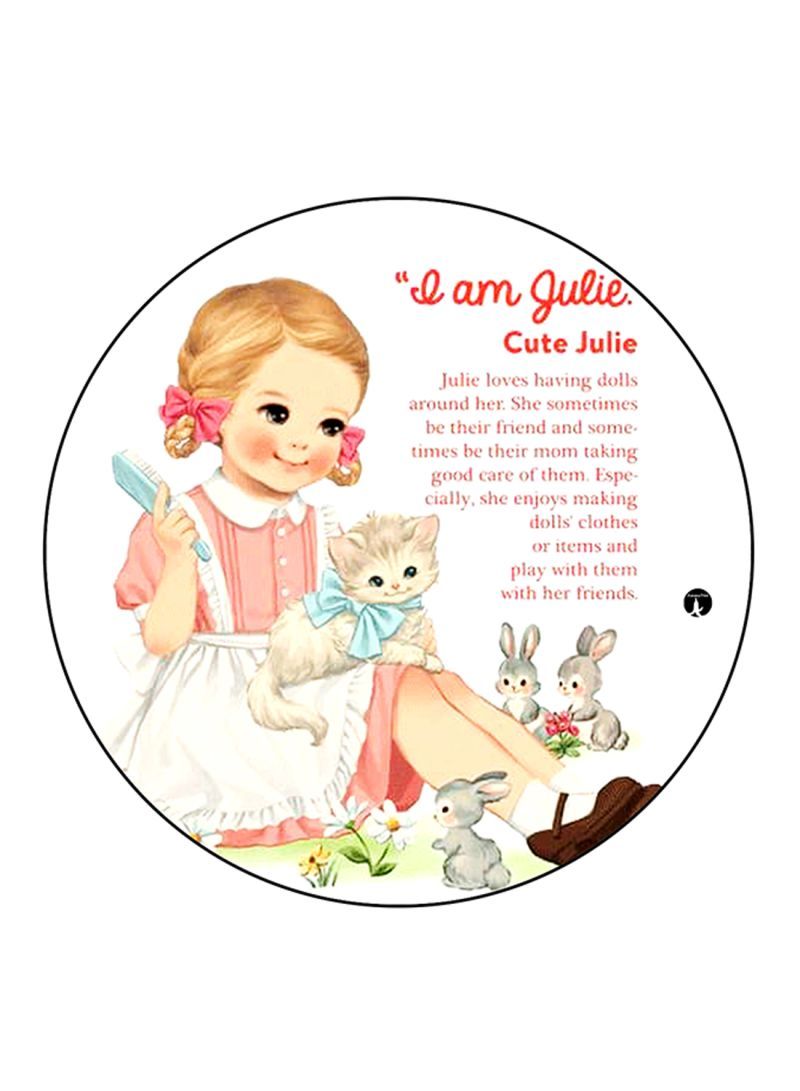 RKN A Girl Printed Fridge Magnet Multicolour - Image 1