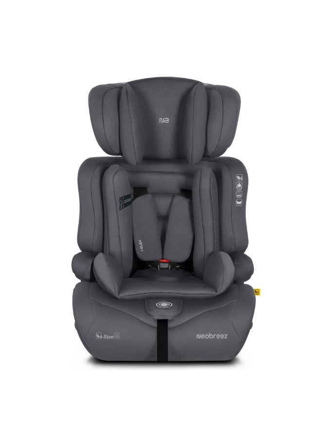 neobreez I-ELEK Universal Baby/Kids/Child/Toddler Safety 3-In-1 Car Seat,  I-Size, ECER129, High Back Booster Car Seat, Adjustable Headrest, 3-Point 