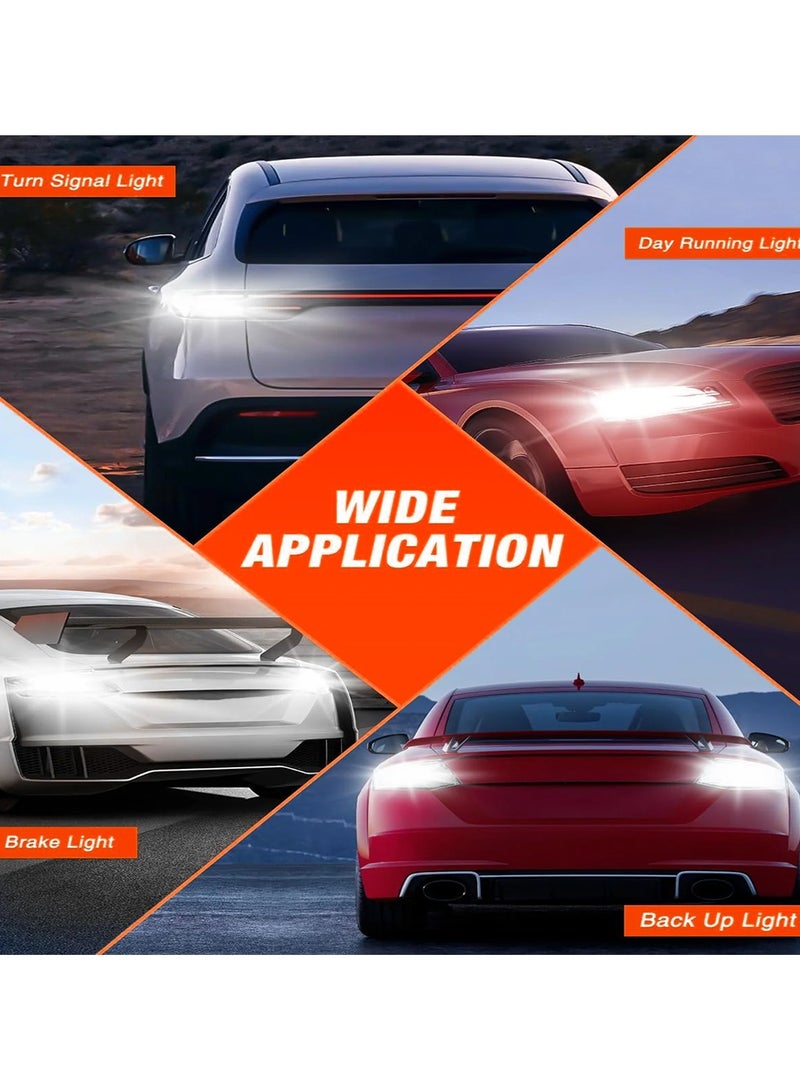 توبيز مصابيح Toby's Super Bright Power T20 1156 36SMD LED مع استبدال رقاقة 2835 لأضواء الفرامل الخلفية (أبيض) - Image 3