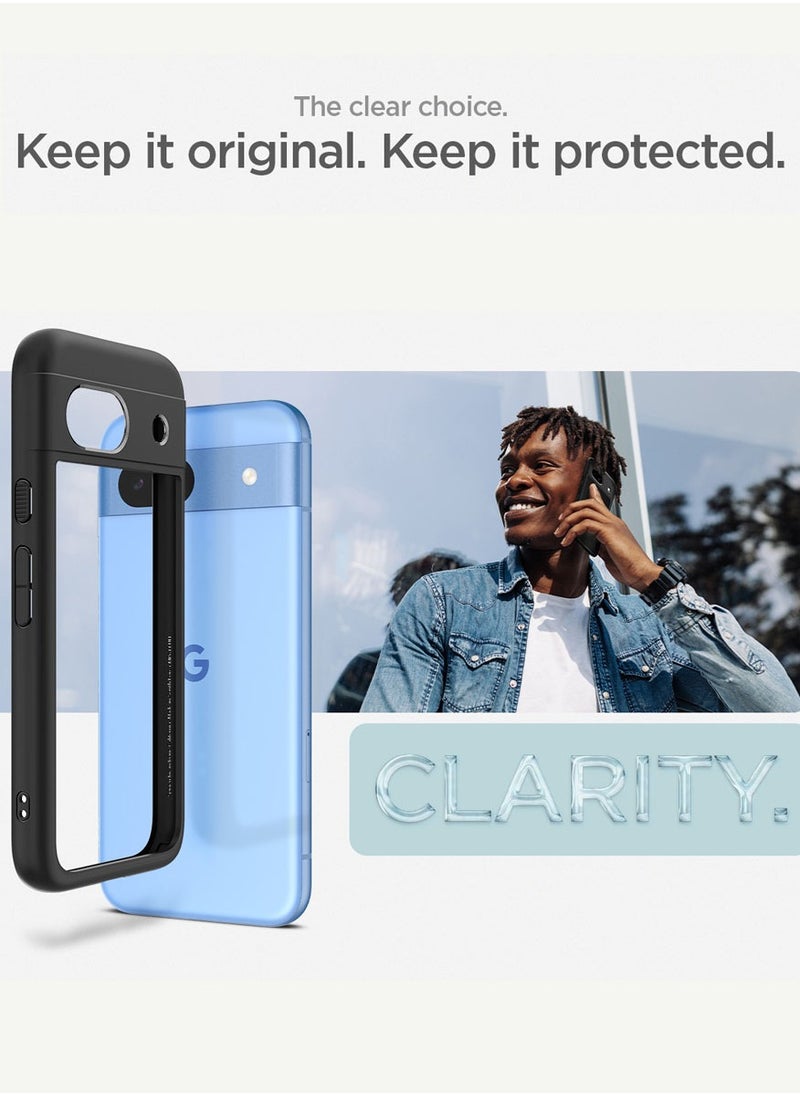 Spigen - Ultra Hybrid Google Pixel 8a Case Cover - Matte Black - Image 1
