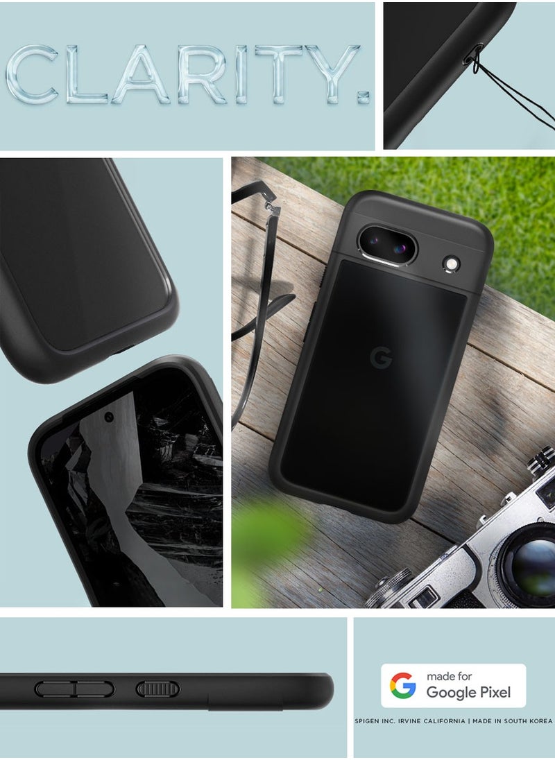 Spigen - Ultra Hybrid Google Pixel 8a Case Cover - Matte Black - Image 1