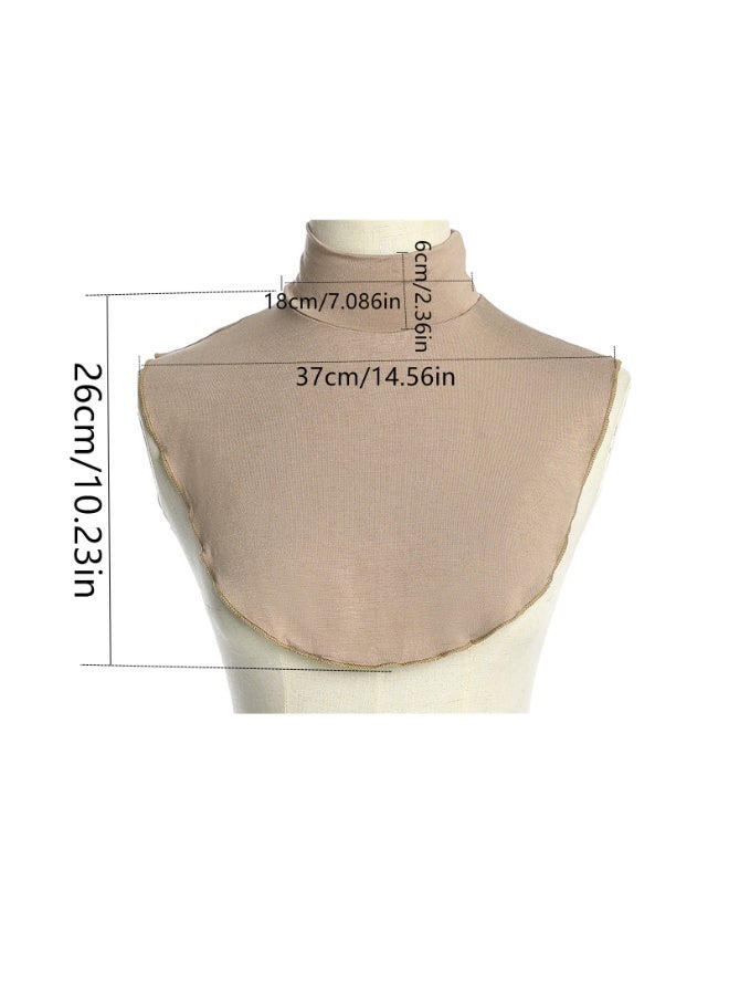 3Pcs Unisex Detachable Fake Collar Modal Fake Turtleneck Neck Warmer Half Top Blouse Collar - Image 5