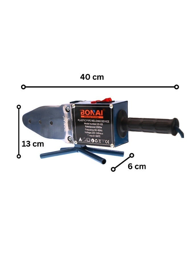 BONAI 2000W PPR Plastic Pipe Welding Machine Kit BN-HK128 - Image 3
