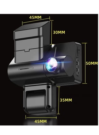 EGG 4K Triple Channel Car Dash Cam with GPS & Night Vision - 3 Way Front/Rear/Interior Recording - 3" IPS Touchscreen - Super Capacitor Heat Resistant (-20°C to 70°C) - Parking Mode - Loop Recording - Easy Installation - view 5