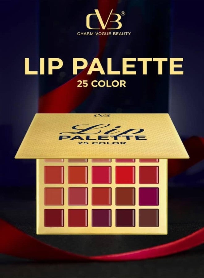 Cvb 25 Color Lipstick Lip Gloss Palette 24H Long-lasting moisturizing Waterproof matte Lip Palette Makeup,Pigmented Lipstick Set C222 - Image 2