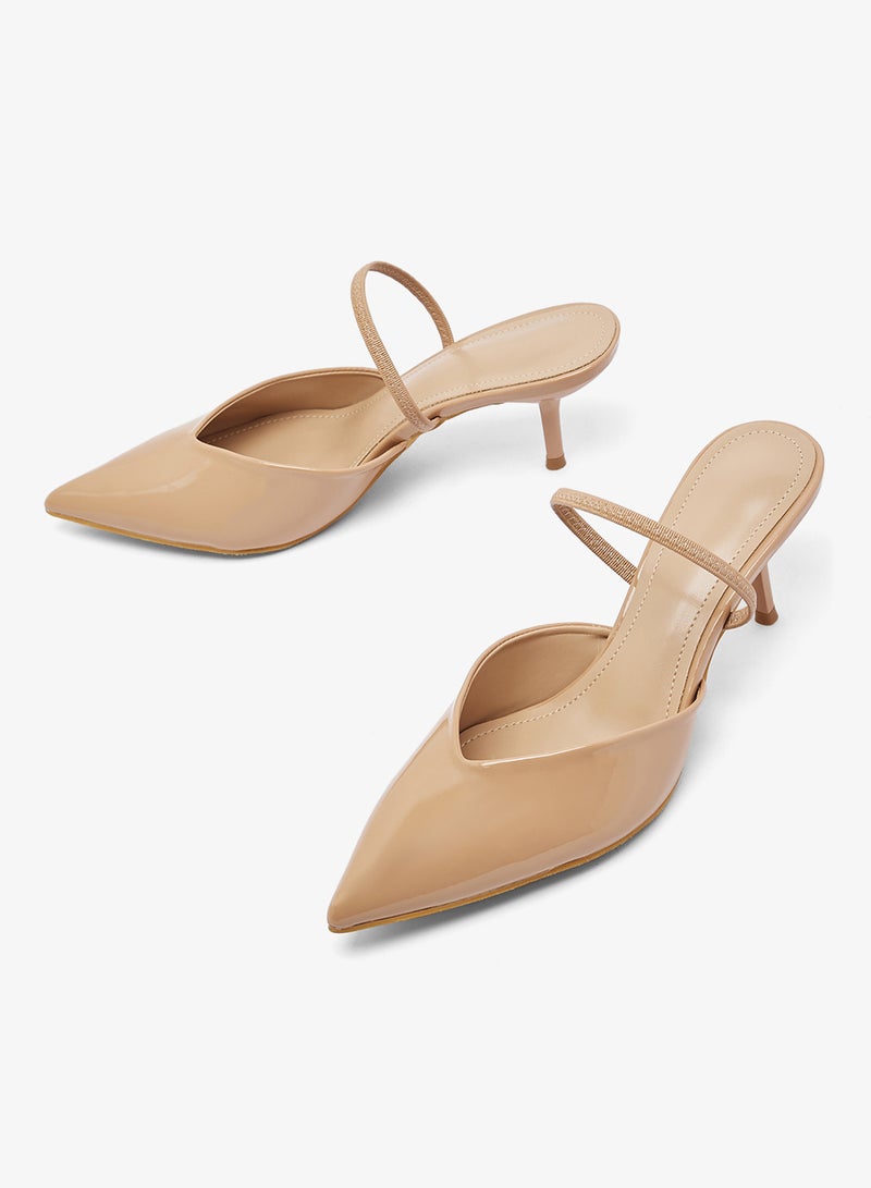 ELLA Classic Kitten Heel Sling Back Pumps - Image 4