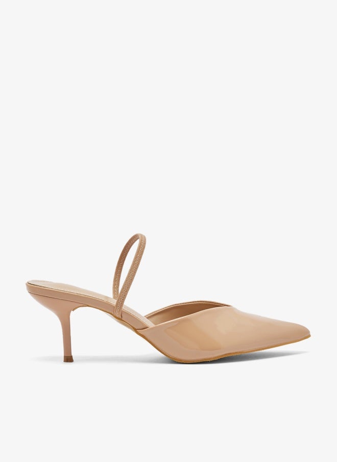 ELLA Classic Kitten Heel Sling Back Pumps - Image 1