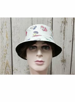 Y&D Bucket Hat, Fashion Mushroom Pattern Reversible Summer Sun Cap for Women Men Outdoor Travel  - Image 2