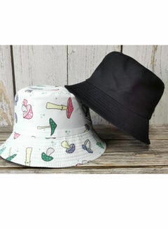 Y&D Bucket Hat, Fashion Mushroom Pattern Reversible Summer Sun Cap for Women Men Outdoor Travel  - Image 3