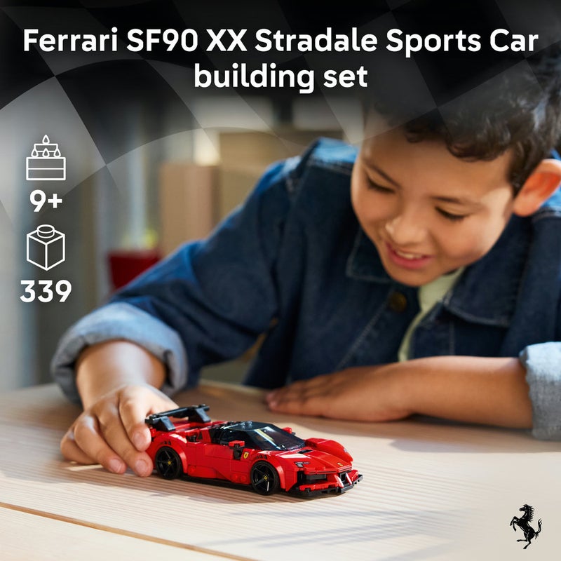 LEGO Speed Champions Ferrari SF90 XX Stradale Sports Car 77254 (Age 9+, 339 Pieces) - Image 3