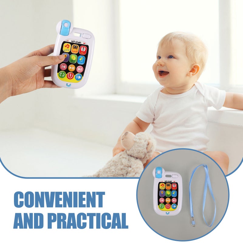 Arabic Language Music Cellphone Arabic Language Baby Toy Arabic Language Learning Machine Toy Pretend Play Phone Baby Phone Toy - Image 5