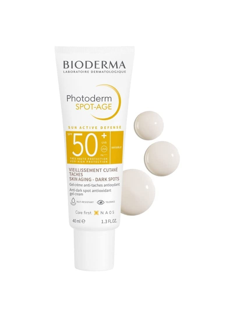 Bioderma Photoderm Spot-Age Spf 50+ Antioxidant Dry Touch Sunscreen 40ml - Image 2
