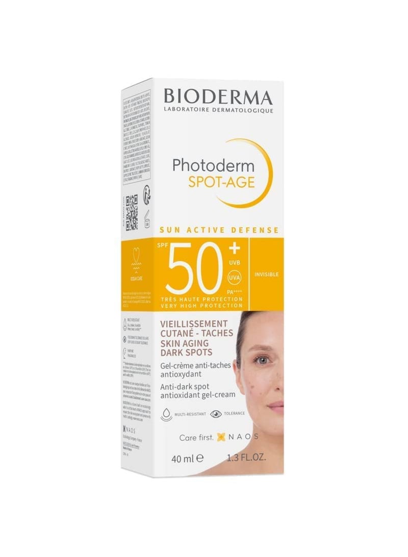 Bioderma Photoderm Spot-Age Spf 50+ Antioxidant Dry Touch Sunscreen 40ml - Image 3
