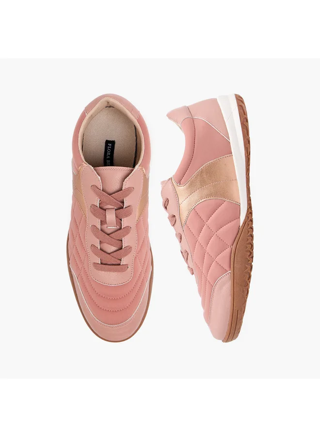Flora Bella By Shoexpress Women Panelled Lace-Up Sneakers