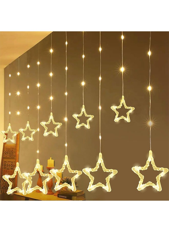 Yoawllty Star Lights Decorations with Battery Case for Party, Bedroom and Wedding, Decorations for Home(Warm White)  - Image 1