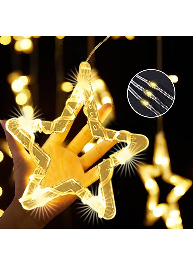 Yoawllty Star Lights Decorations with Battery Case for Party, Bedroom and Wedding, Decorations for Home(Warm White)  - Image 5