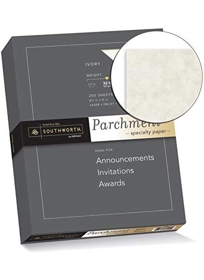 Southworth Southworth Parchment Specialty Paper 8 12 x 11 32 Lb Ivory Pack Of 250  - Image 4