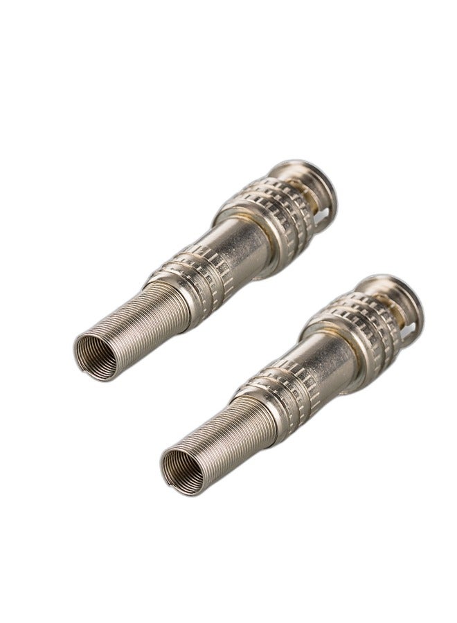 Metal male BNC connector for connecting camera and surveillance cables – 2 pieces - Image 2