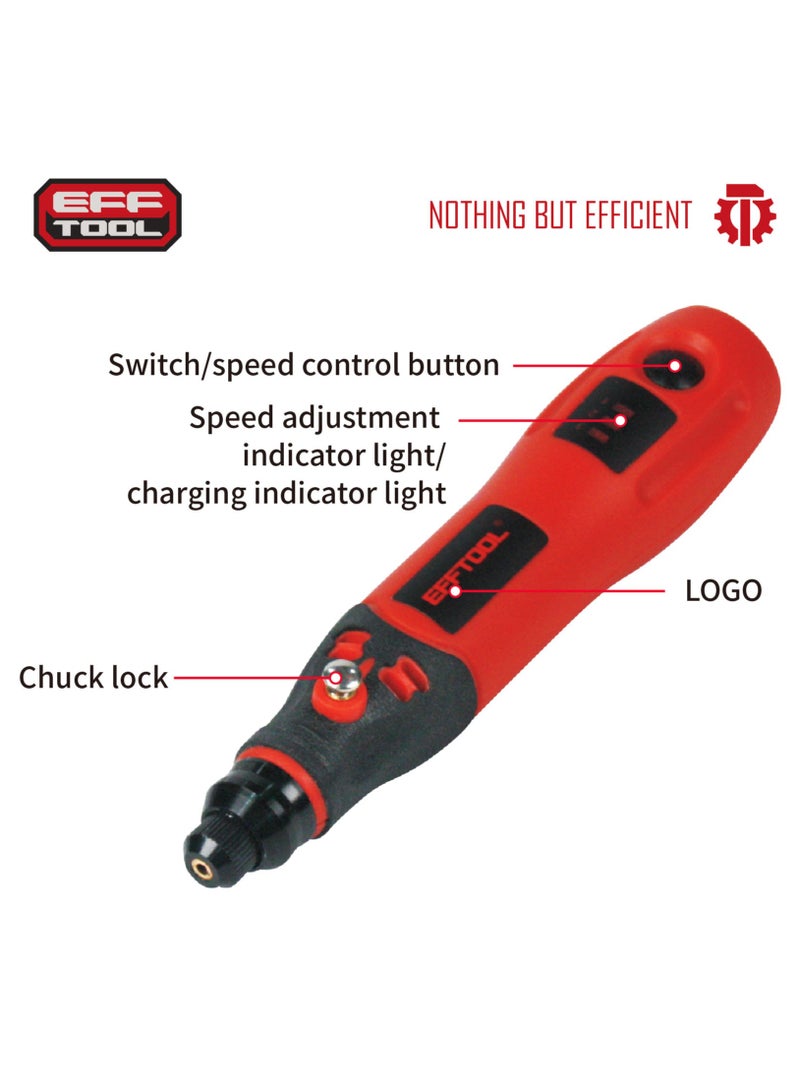 EFFTOOL Cordless Rotary Electric Grinder Set - Image 2