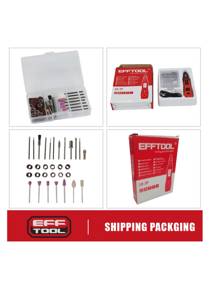 EFFTOOL Cordless Rotary Electric Grinder Set - Image 3