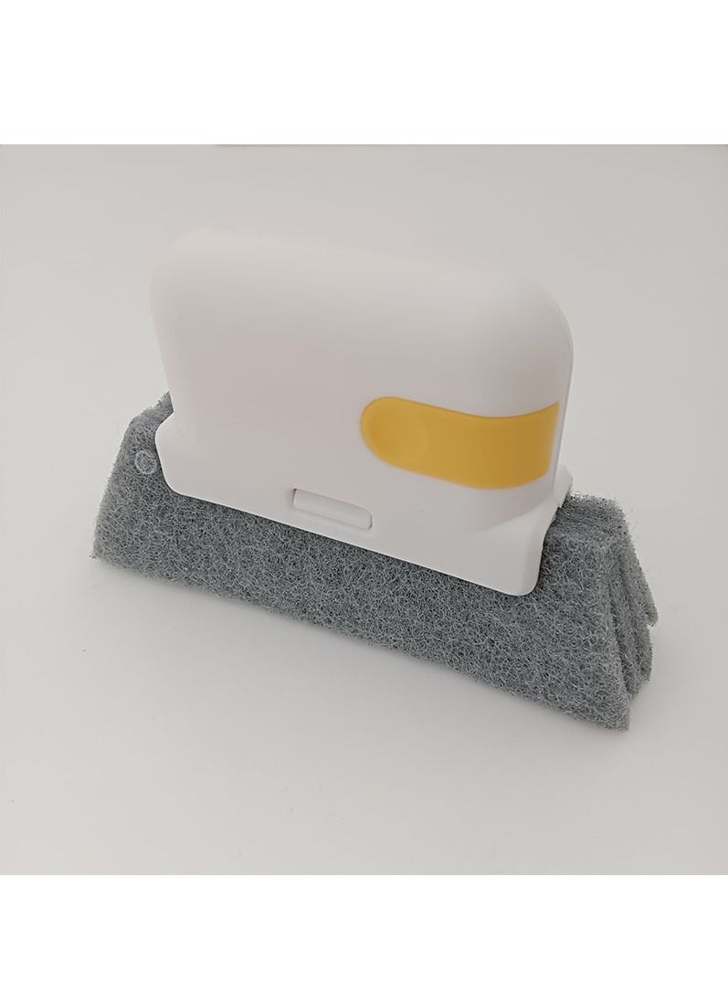 2 in 1 Groove Cleaning Tool Window Frame Door Groove Cleaning Brush Sliding Door Track Cleaning Tools Hand-held Crevice Cleaner  - Image 1