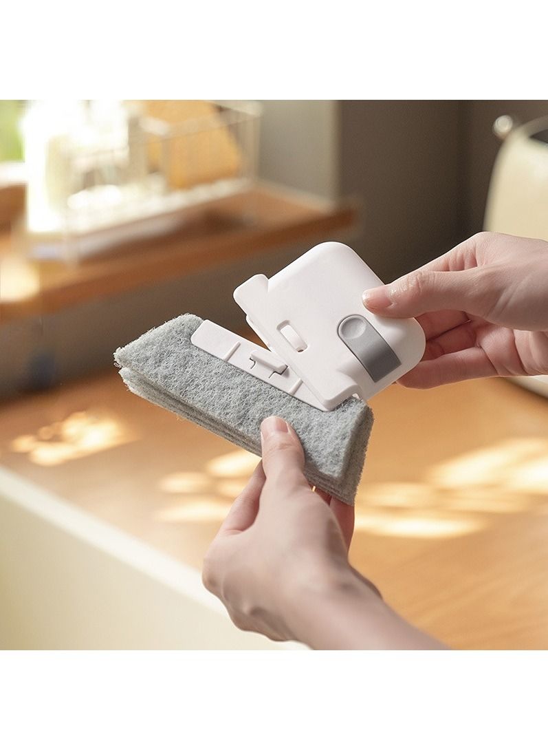2 in 1 Groove Cleaning Tool Window Frame Door Groove Cleaning Brush Sliding Door Track Cleaning Tools Hand-held Crevice Cleaner  - Image 5
