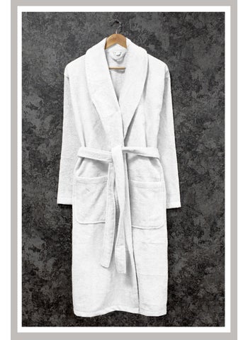 100% Cotton Shawl Loop Bathrobe L White Basic - pzsku/Z8E2F4808F066CE117972Z/45/_/1730477653/271b3204-2750-4f9e-a178-60313319a857