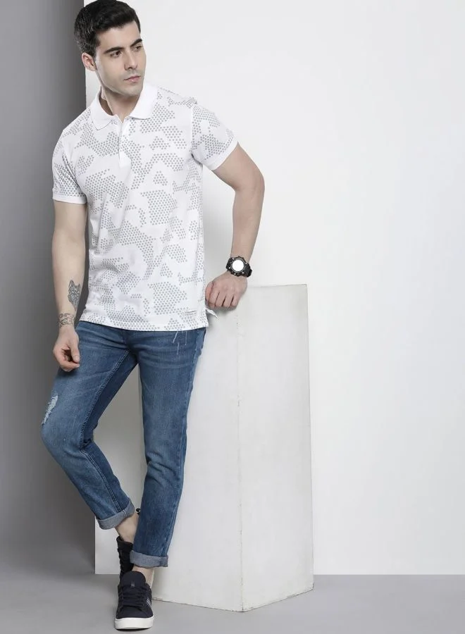 The Indian Garage Co Men Slim Fit Solid Mid-Rise Stretchable Jeans