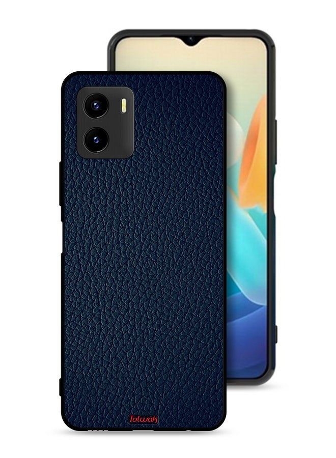 Tolwak Vivo Y15s Protective Case Cover Leather Pattern - Image 1
