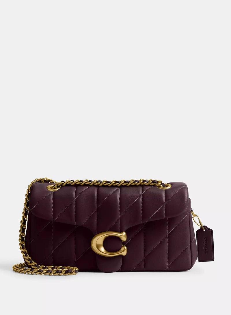 Coachoutlet Tabby Shoulder Bag 26 With Pillow Quilting, Women's Shoulder Bag, Women's Tote Bag, Women's Hand Bag,Women's Cross Body Bag, Women's Wallet, Women's Travel Bag, Burgundy-26cm - Image 1