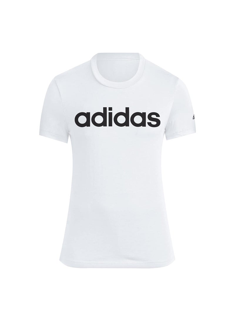 Adidas Essentials Slim Logo T-Shirt - Image 2