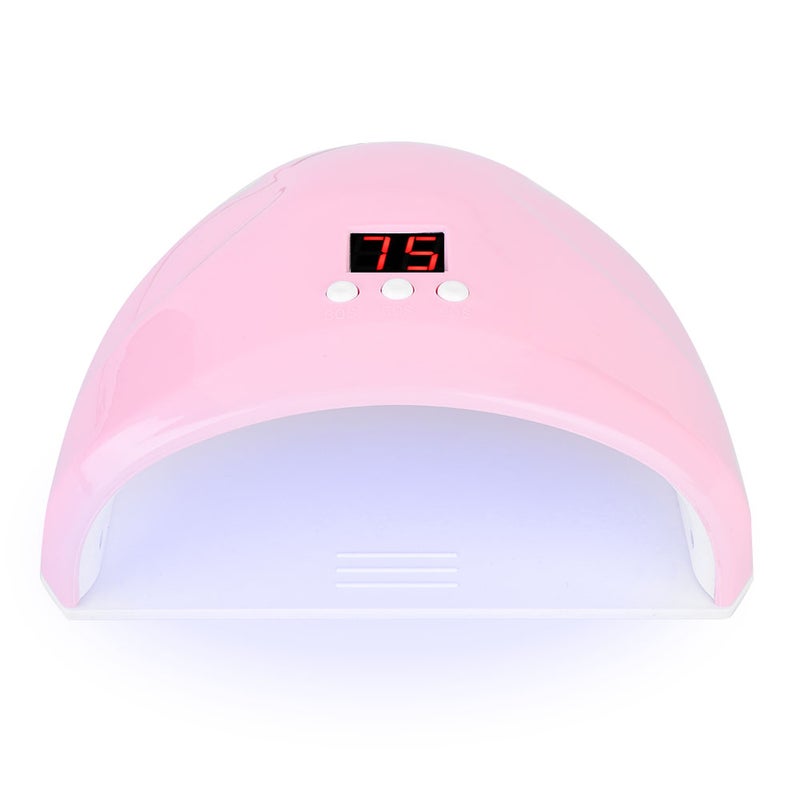 36W Intelligent LED UV Gel Nail Polish Dryer Lamp Fashion Nail Curing Machine Manicure ToolPink - Image 2