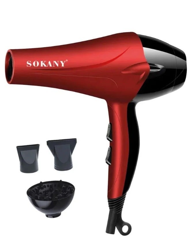 سوكاني مجفف شعر احترافي SK-2211N بقوة 2400 واط + موزع هواء - Image 1