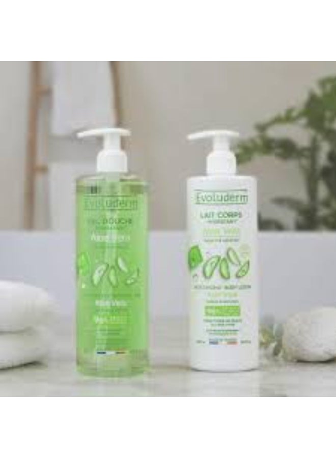 Evoluderm Aloe Vera Moisturizing Body Lotion 500ml - Image 2