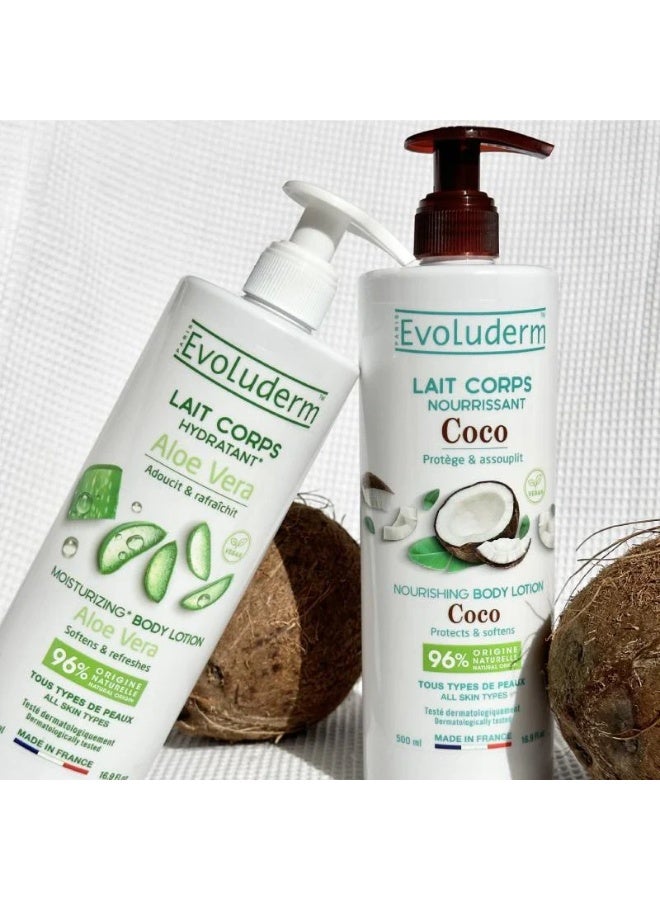 Evoluderm Aloe Vera Moisturizing Body Lotion 500ml - Image 3