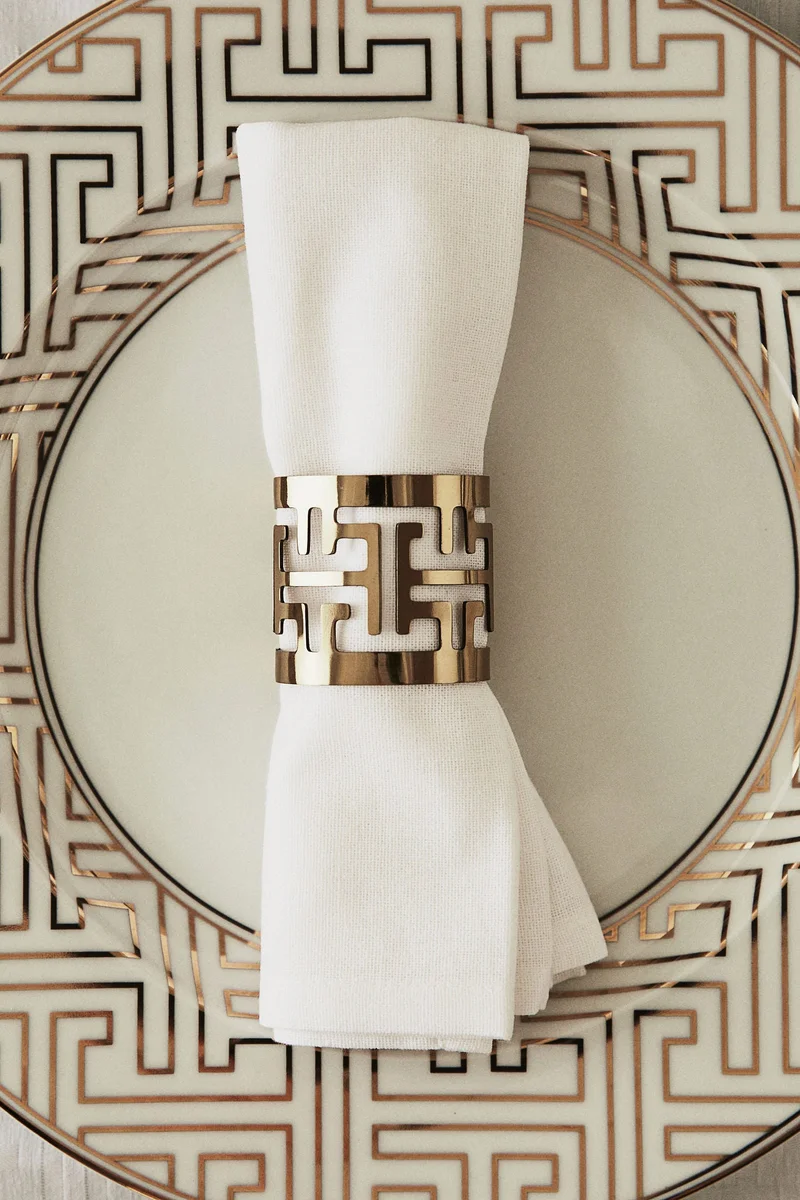 H&M 2-pack metal napkin rings
