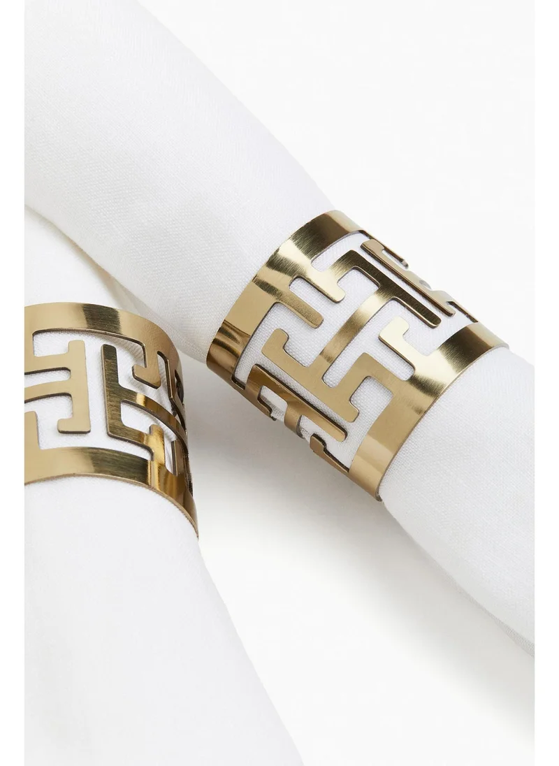 H&M 2-pack metal napkin rings