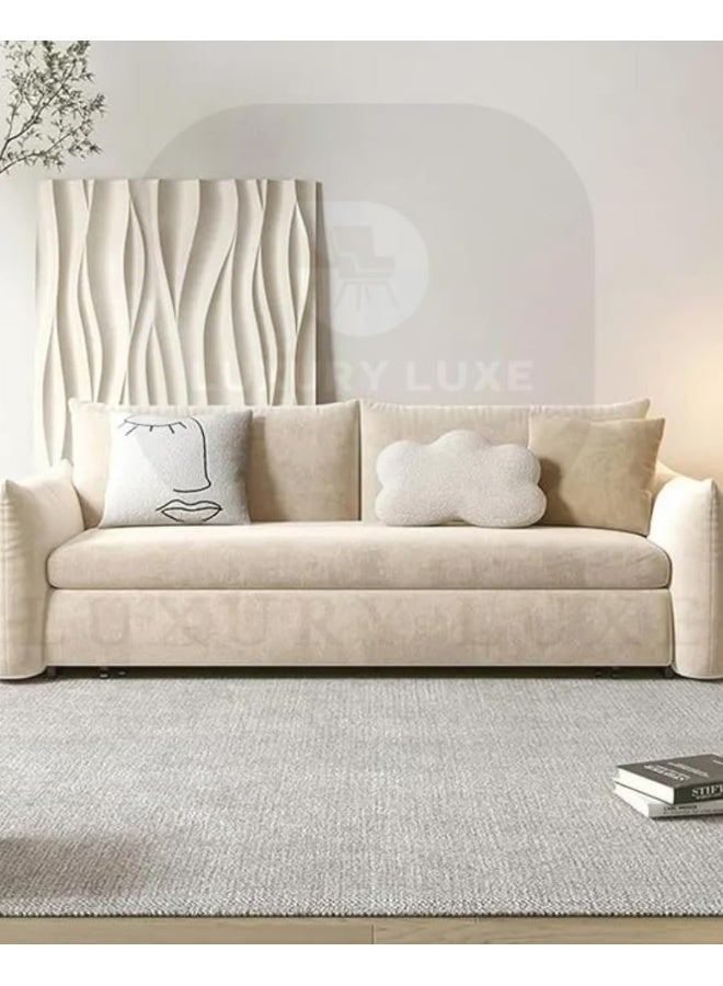 LUXURY LUXE Luxury Luxe Scandinavian Folding Sofa Bed - Velvet Convertible Sleeper  - Image 3