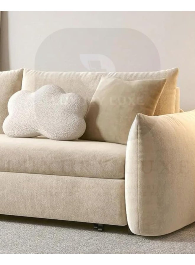 LUXURY LUXE Luxury Luxe Scandinavian Folding Sofa Bed - Velvet Convertible Sleeper  - Image 4