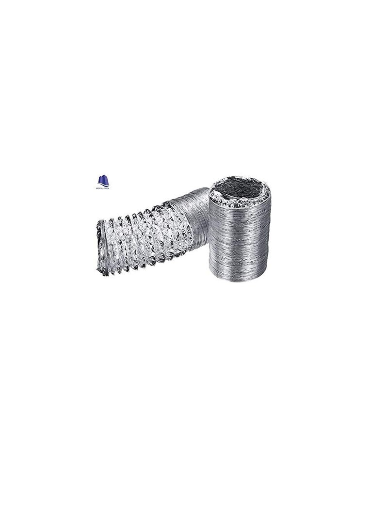 Generic - Aluminium Flexible Duct Venting Duct Hose for Air Exhaust Line, Air Condition Line (8 inch) - Image 1