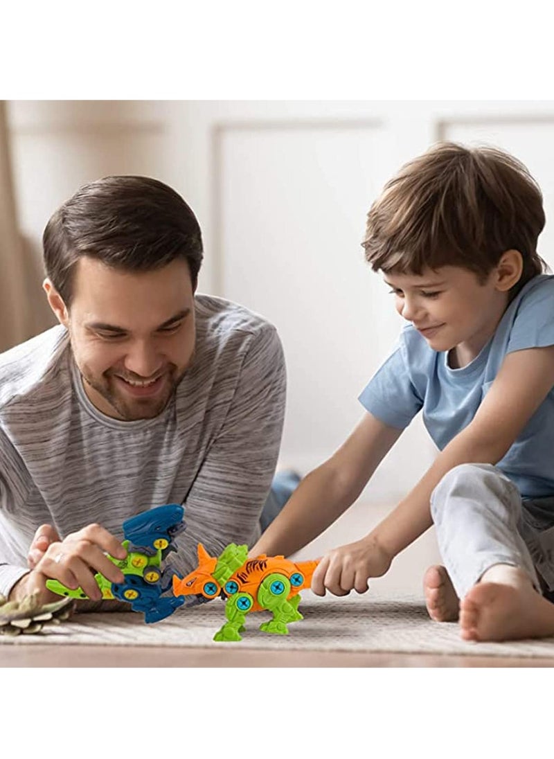 SYOSI Dino Eggs Basket Stuffers STEM Games Engineering Building Play Kits for Kids Toddlers Girls Age 3-5 Years Old  - Image 4
