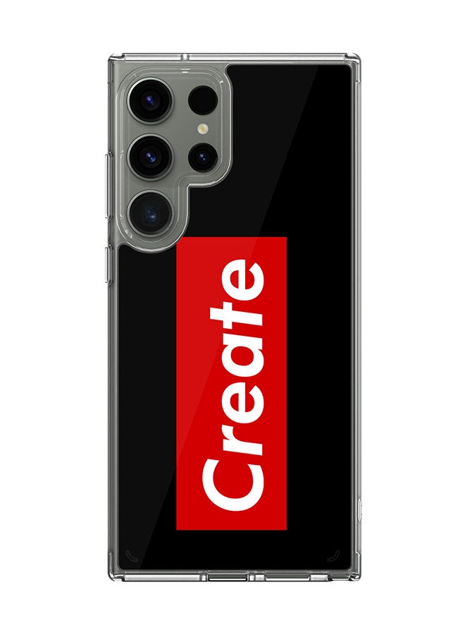 Stylizedd Classic Clear Case for Samsung Galaxy S23 Ultra , Hybrid Soft  Thin Transparent Cover [ Designed for Samsung Galaxy S23 Ultra ] - Create - Image 1