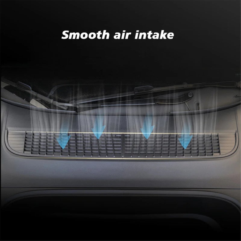 Anti Insect Net: 2 Pcs Black Sturdy ABS Cover With Stainless Steel Mesh - Tailored For Tesla Model Y 2025 Juniper, Anti Rust Easy Install Grille For Air Intake System Protection - Image 2