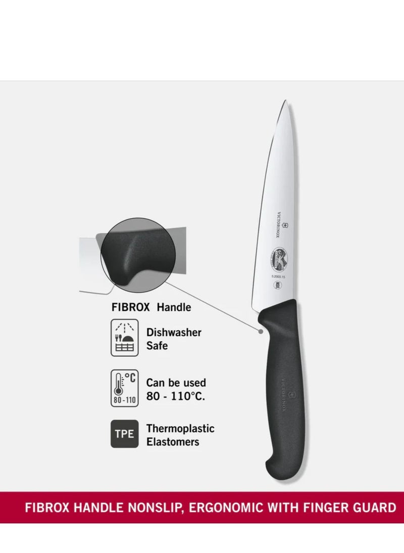 Victorinox - Kitchen Swiss Chef's Knives Black 15 cm - Image 1