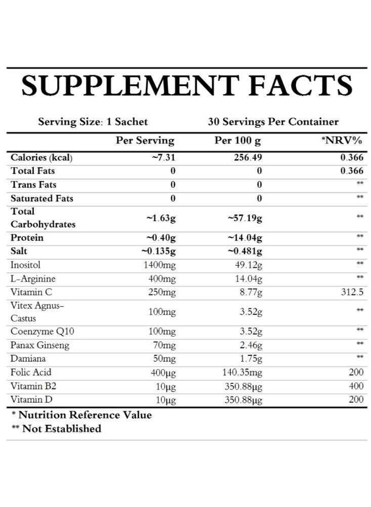 ناتفيتا ليداكس برو للنساء للخصوبة – مكمل غذائي متعدد الفيتامينات لدعم طاقة وصحة المرأة | 30 كيس بنكهة الليمون الطبيعي - Image 3