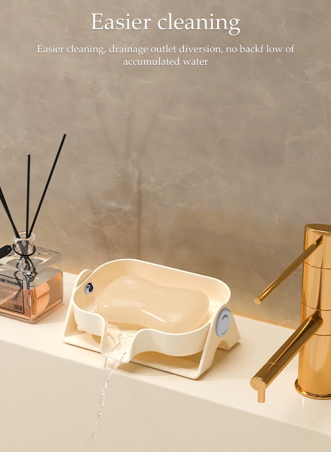 DUNISO Plastic Soap Case,Draining Soap Bar Holder, Bathroom Anti-Skid Soap Storage Container,Portable Soap Box, Kitchen Sponge Tray for Sinks - Image 4