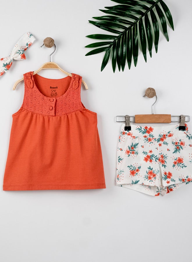 MiniWorld Kids girls clothes MiniWorld Turkish Brand the Dress Is Comfy and Soft Cotton