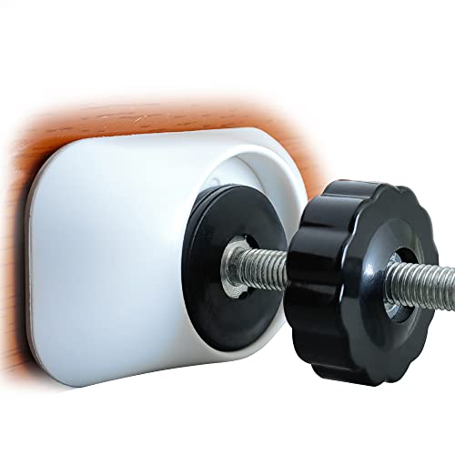 Vmaisi Baby Gate Wall Cup Protector Make Pressure Mounted Safety Gates More Stable - Wall Damage-Free - Fit for Doorway, Door Frame, Baseboard - Work on Dog & Pet Gates (White) - Image 2