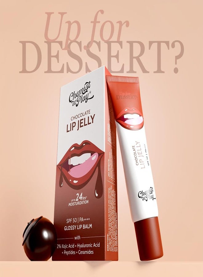 Chemist At Play Chocolate Tinted Lip Balm for Dark, Dry, Chapped and Pigmented Lips| Gives 24 hours moisturization| SPF 50 PA+++| Has Kojic Acid, Hyaluronic Acid, ceramides & Peptides| 10gms - Image 2
