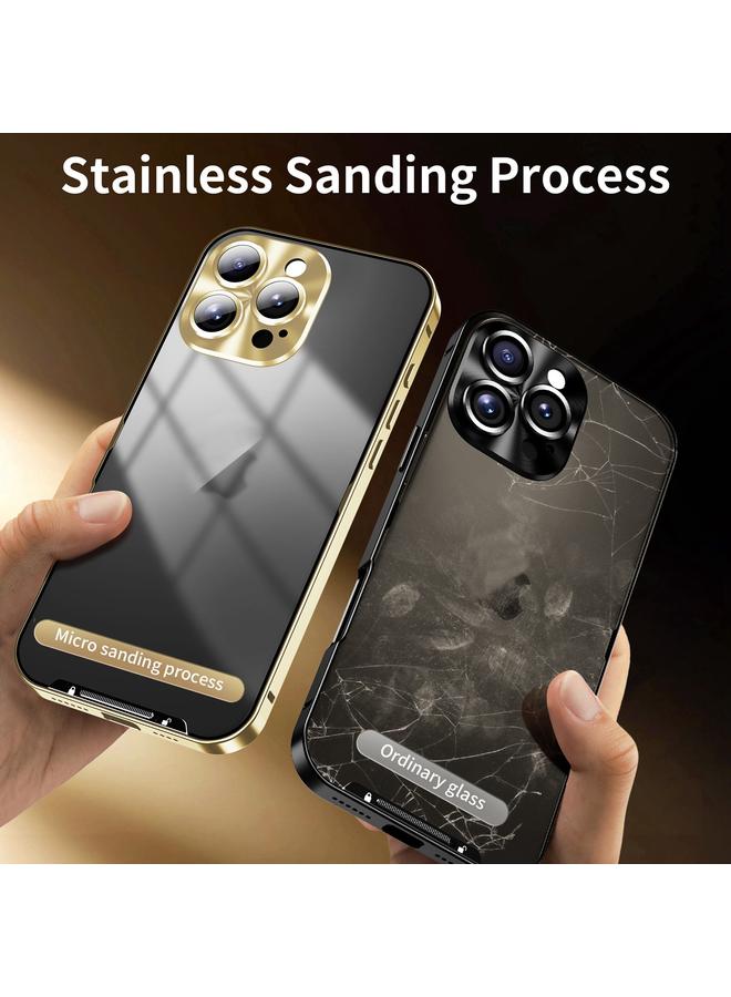 S-TOP Case For iPhone 16 Pro Frosted Metal Phone Case - Image 4